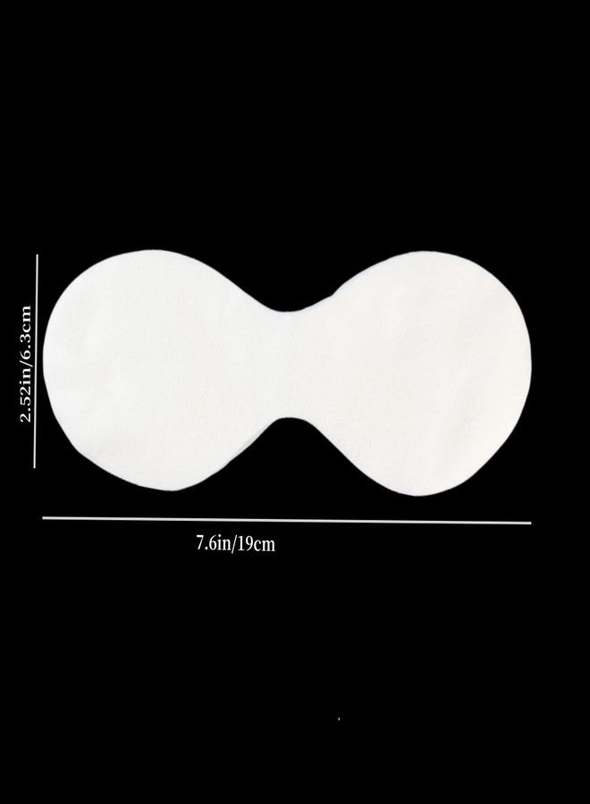 HNOYGNU 400 Sheets Disposable Eye Mask Paper, Non Woven DIY Eye Paper, Cotton Spa Eye Pads for Facials, Disposable Eye Pillow Covers Moisture Retention - Image 2